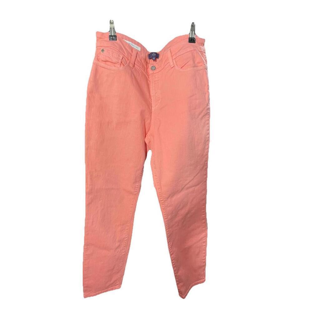 NYDJ Not Your Daughters Jeans Clarissa Ankle Coral Skinny Jeans Size 10